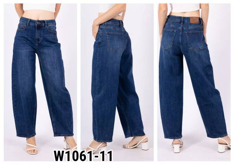 Spodnie damskie jeansy Roz XS-XL, 1 Kolor Paczka 10 szt
